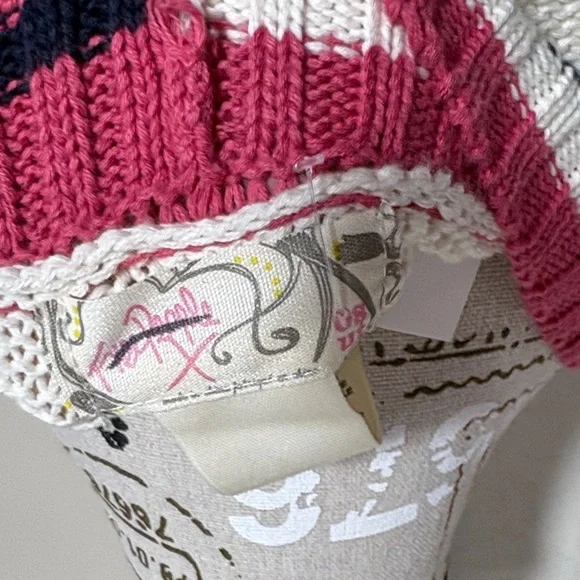 Free People Preppy Cableknit Vest Academia Cotton - Picture 6 of 6